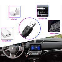 Lampe Galaxie Romantique Réglable USB, Projecteur d'Ambiance LED pour Intérieur de Voiture, Lumière de Nuit Étoilée Décorative
