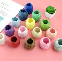 Haute qualité ficelle naturelle chaîne Floral luxe en gros pour bricolage fête des mères et mariage décor papier raphia ruban emballage