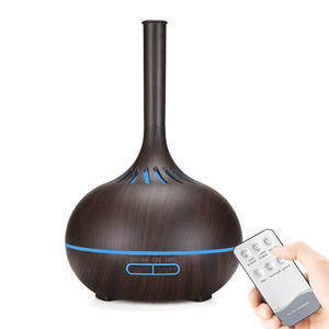 Diffuseur d'arômes en bois AliExpress 400 ml avec contrôle tactile et lumière LED pour la maison et le bureau - Product Image 3