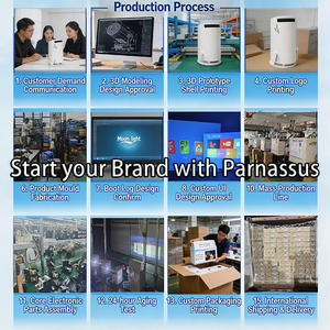 Mini Proyector Y8 para el <span class=keywords><strong>Hogar</strong></span>, Android 9.0, Portátil, Resolución 4K, WiFi, Funciones 3D, Enfoque Automático, Batería, Enchufe Estadounidense, Compatible con Teléfonos - Product Image 4