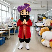 Costume de mascotte de sheikh arabe de dessin animé pour adulte Leehom, sur mesure en mousse EVA, unisexe, pour célébrations culturelles, jours fériés nationaux et défilés