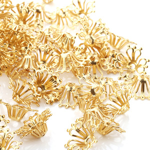 Stainless Steel Flower Holder Decorative <b>Accessories</b> For Hairpin <b>Wedding</b> Jewelry H1462 - Product Image 2