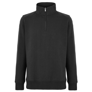 เสื้อฮู้ดดี้ผู้ชายแบบสวมหัว OEM ซิป 1/4  ทรงหลวม คุณภาพสูง - Product Image 4