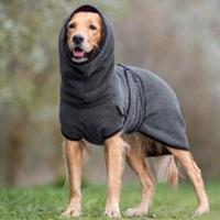 Neuer Europäisch-Amerikanischer Pullover für Haustiere Einfarbiger Fleece-Hundepullover Dickes Warmes Winterkleidungsstück für Große Hunde Großhandel