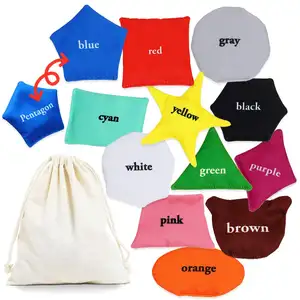 Beanbags Montessori Activity 12 Pack Preschool Learning Toys Educational Bean Bags for Toddlers