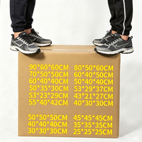 Boîtes en carton robustes pour déménagement en gros, emballages pour logistique et livraison express, cartons personnalisés durables de qualité export