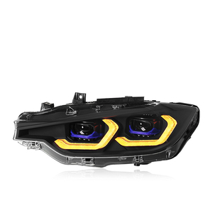 Conjunto de Faros Delanteros para BMW <span class=keywords><strong>Serie</strong></span> 3 F30 2013-2019, Modificación con Nuevas Luces LED de Conducción Diurna para los Faros del Automóvil - Product Image 3