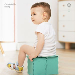 Factory-direct Supply Foldable Plastic Car-<b>mounted</b> Potty for Kids Portable Small Toilet with Free Trash Bags - Product Image 2