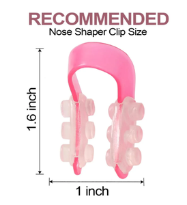 Nasenformer zur Anhebung des Nasenrückens, Nasenkorrektor aus Weichem, Sicherem Silikon, Rosa, Komfortabler Nasenclip, 100 Stück für Frauen und Männer - Product Image 2