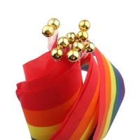 Drapeaux personnalisés en gros, fabriqués en polyester 100%, 14*21cm, arc-en-ciel LGBTQ, fierté homosexuelle, différentes tailles