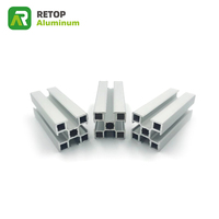 T-fendu 60x60 6 fentes 40x40 V 20x80 T fente T-slotte série fabricant aluminium 6060 profilé en alliage d'aluminium