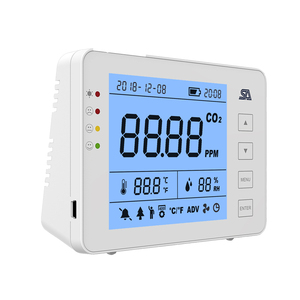 Appareil de mesure de CO2 d'<span class=keywords><strong>intérieur</strong></span> thermomètre hygromètre mètre analyseur de carbone CO2 mètre modificateur détecteur de <span class=keywords><strong>qualité</strong></span> de l'<span class=keywords><strong>air</strong></span> - Product Image 5