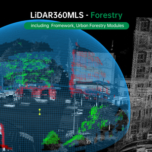 Software LiDAR360 MLS, Módulo <span class=keywords><strong>de</strong></span> Silvicultura Urbana: Calcula Parámetros Ecológicos del Paisaje para Escenas a Gran Escala - Product Image 1