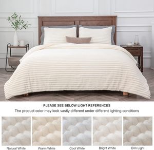 Lông Cừu Nữ Hoàng <span class=keywords><strong>Comforter</strong></span> Siêu Mềm Ấm Áp Fluffy Bộ Đồ Giường Đặt Sang Trọng Mờ Nặng Giường Đặt Cho Mùa Đông Với 2 Gối Trường Hợp - Product Image 6