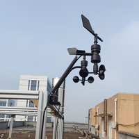 Dispositif intégré de mesure de la vitesse du vent de type S à 360 degrés YGC-FSFX-S anémomètres Modbus de capteur de vitesse et de direction du vent