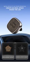 Diffuseur d'aromathérapie magnétique détachable pour grille d'aération de voiture, compatible avec tous les modèles de voitures