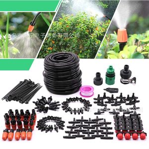 Kit d'irrigation goutte à goutte 25 mètres 1/2 pouce en PVC, système de micro-pulvérisation, ensemble d'arrosage de jardin, solution d'arrosage automatique des plantes - Product Image 1