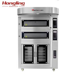 Industrial 2 Deck 4 Tabletts Elektro-Brotofen Backofen mit <span class=keywords><strong>Proofer</strong></span> - Product Image 1