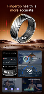 Anillo Inteligente de Ultra Bajo Consumo de Energía de 18 mAh, 7-10 Días de Autonomía en Espera, Actualización OTA, Monitoreo de Salud para iOS y <span class=keywords><strong>Android</strong></span> - Product Image 4