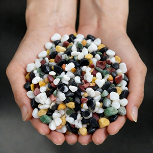 Terrazzo Colorato, Pietra Lavata, Ciottoli per Pavimentazione, Materiali Aggregati, Pietra di Riso, per Paesaggistica, Bagno, Scuola, Esterni - Product Image 4