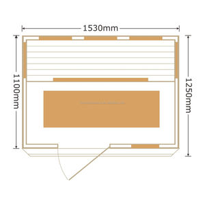 He200 — <span class=keywords><strong>sauna</strong></span> vapeur portable en chanvre, 1530x1250x1900mm, à usage domestique, pour le corps - Product Image 2