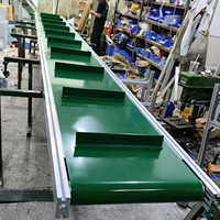 Convoyeur à bande portable de type escalier pour le chargement et le déchargement des ateliers