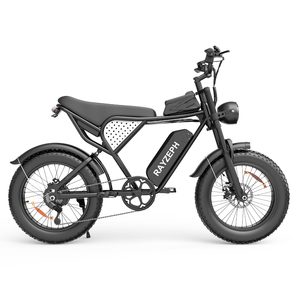 Bicicleta Eléctrica de Montaña RAYZEPH con Motor Híbrido en el Eje, Llantas Gruesas de 20 Pulgadas, para Adultos, Modelo Q20, 7 Velocidades, Cambio Suave y Eficiente - Product Image 1