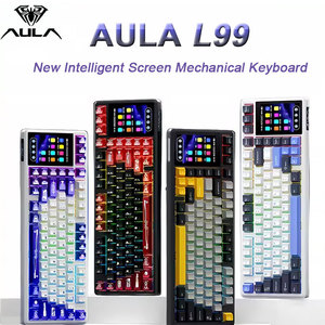 <span class=keywords><strong>Tastiera</strong></span> da Gaming AULA L99 con Display Intelligente, 8000mAh, <span class=keywords><strong>Wireless</strong></span> Tri-mode, Meccanica per E-sports, Idea Regalo - Product Image 1