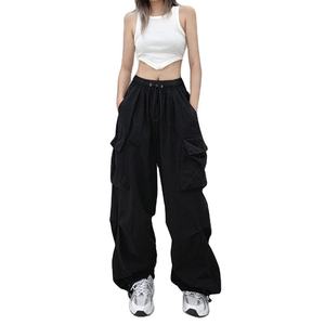 Mode promotionnelle Streetwear lâche Gym Parachute piste Cargo femmes pantalons - Product Image 1