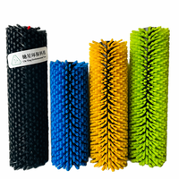 Nouvelle brosse à rouleaux industrielle cylindrique en plastique de 2 kg pour machine à rotation inverse TM3 12 pouces ZheJiang
