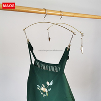 Cintres métalliques personnalisés pour expositions commerciales, cintres durables pour vêtements ajustés, cintres pour lingerie, cintres pour sous-vêtements or et or rose