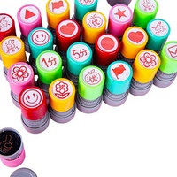 Tampon encreur en plastique personnalisé à séchage rapide, photosensible, mignon et motivant, pour la vente en gros