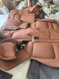 Accessoires de voiture, housses de siège en cuir sur mesure pour Hyundai Santa Fe Tucson Elantra Kona Sonata <span class=keywords><strong>Genesis</strong></span> 4/5 places - Product Image 4