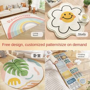 Premium 10mm d'épaisseur Shaggy tapis dessin animé agneau doux antidérapant pépinière tapis enfants chambre tapis de jeu Polyester tapis de sol - Product Image 3