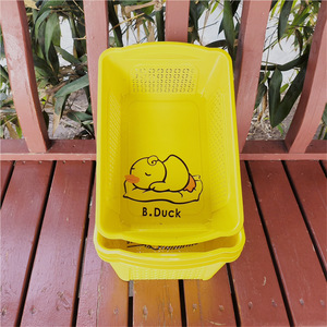 B.Duck Plastic Storage <b>Baskets</b> 31x21x12cm Rectangle <b>Stackable</b> For Kitchen Desktop Organizing - Product Image 2