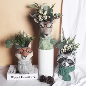 K & B Chất Lượng Cao Trắng Thăng Hoa Nhà Hiện Đại Flower Vase Thiết Kế Trang Trí Gốm