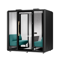 Cabine silencieuse mobile intérieure pour la diffusion en direct Pods de bureau insonorisés pour le travail apprentissage hôtel