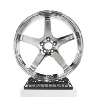 KE GT Leichte Geschmiedete Chrom-Leichtmetallfelge 17-26 Zoll 5x120 5x112 5x114.3 5x108 Pkw-Rad für TE37 VW Golf Rennwagen