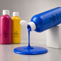 Peinture acrylique 500 ml pour enfants et adultes, fournitures d'art de studio, peinture non toxique pour les cours de peinture artisanale