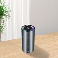 Nano Fog Intelligent AI Chip Spay Light Button Essential Oil Vehicle Humidifier Home Fragrance Humidifier Usb English 3 Hours