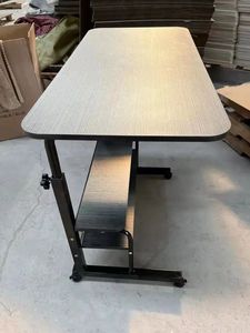 Bureau d'ordinateur réglable en hauteur étude meubles amovibles roues de bureau à domicile <span class=keywords><strong>simple</strong></span> multifonction - Product Image 3