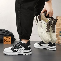 M700 yüksek top erkek spor ayakkabı sonbahar ve kış erkek yürüyüş botları yeni moda rahat iş ayakkabısı erkek Sneakers
