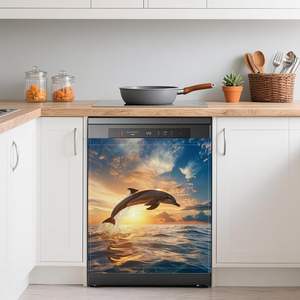 Housse magnétique réutilisable pour réfrigérateur, motif nature morte vin et fromage, personnalisable, pour <span class=keywords><strong>la</strong></span> maison et <span class=keywords><strong>la</strong></span> cuisine - Product Image 3