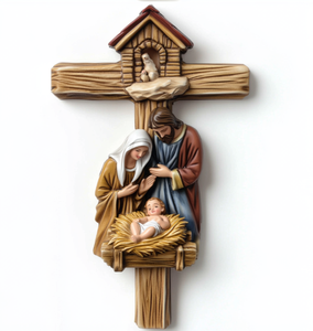 थोक उच्च गुणवत्ता वाले घर की सजावट जेस्स क्राइस्ट धार्मिक चर्च स्मृति चिन्ह जेसस लकड़ी - Product Image 2