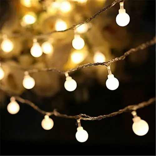 10 M 100LED EU Plug Powered Ball Globes Shape string Fairy light