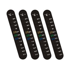 Tùy chỉnh kỹ thuật số hồ cá nhiệt kế dải dính tái sử dụng bể cá Nhiệt kế sticker - Product Image 5