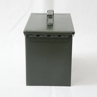 Boîtes à munitions personnalisées en mousse avec logo, couleur, M2A1 304*146*186 mm, métal vert dur, boîte à munitions tactique 50CAL