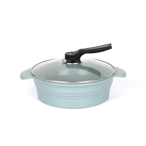 Cooklover Kitchen Juego de <span class=keywords><strong>4</strong></span> Sartenes Antiadherentes de Diseño Moderno, Duraderas, con Revestimiento Cerámico, Aleación de Aluminio, Mango de Baquelita, Multicapa - Product Image 3