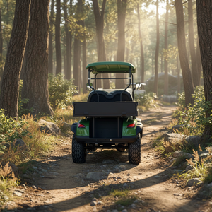 Carrito de Golf Eléctrico Personalizado de 2 Plazas, Homologado para Circular por la Calle, con Caja de Carga Trasera - Product Image 2