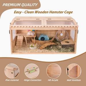 <span class=keywords><strong>Cage</strong></span> pour petits animaux, hamsters, dégus, souris naines, <span class=keywords><strong>cage</strong></span> en bois pour hamster, cages en bois pour animaux de compagnie - Product Image 4